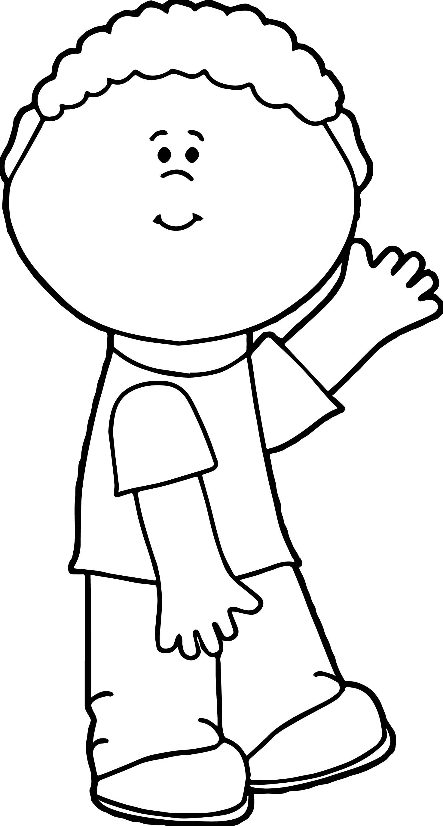 hi clipart black and white