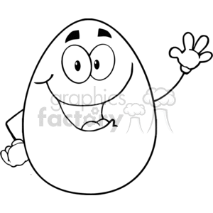 hi clipart black and white