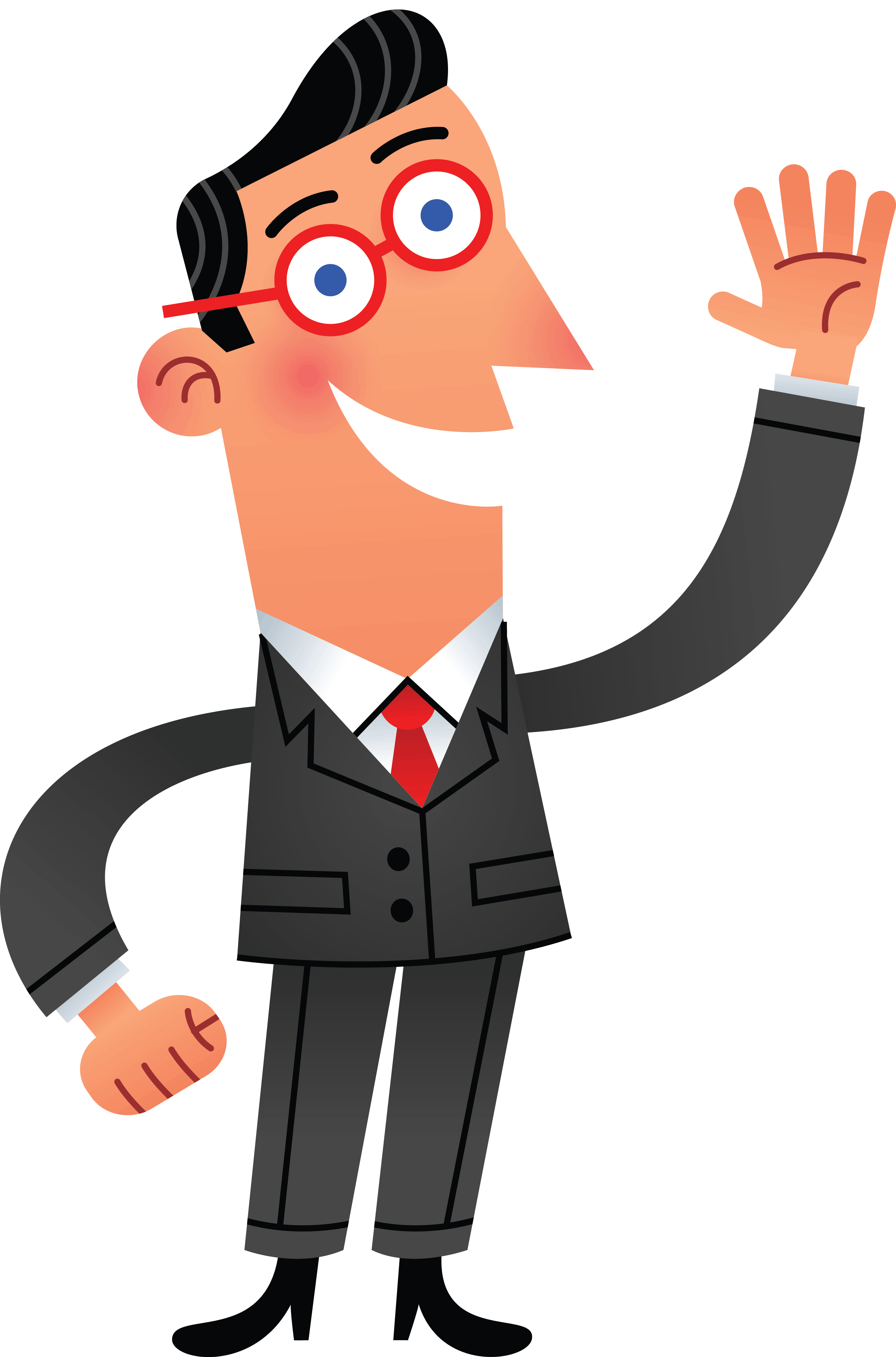 hi clipart welcome person