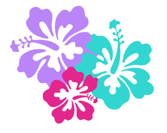 Silhouette svg dxf instant. Hibiscus clipart file