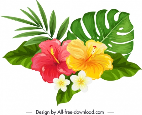 Hibiscus clipart free vector. Download for 