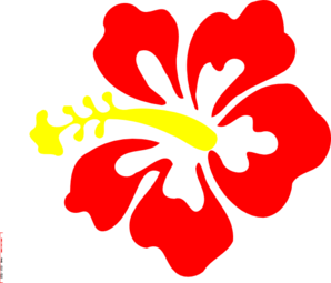 Hibiscus clipart red hibiscus. Clip art at clker