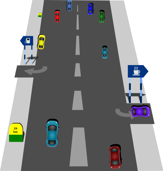 Free to use and. Highway clipart animated