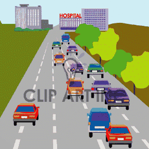 highway clipart busy highway