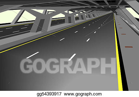 highway clipart many road
