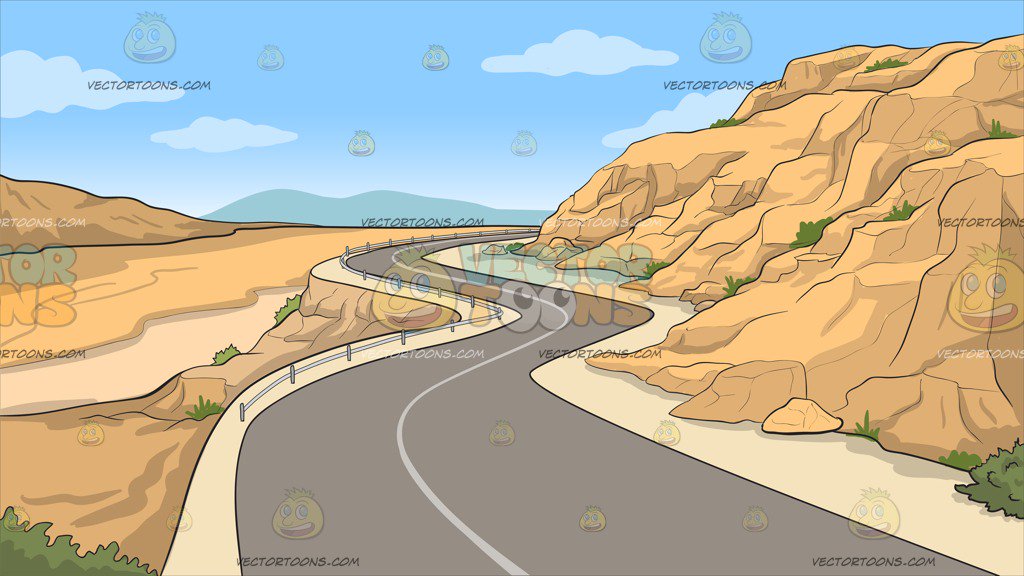 highway clipart mountain road