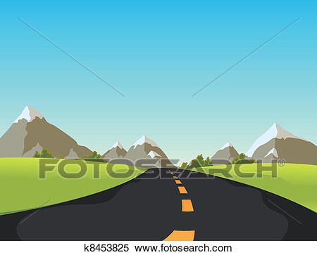 highway clipart mountain road