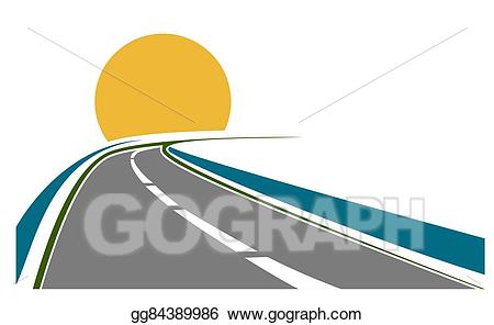 highway clipart paved road