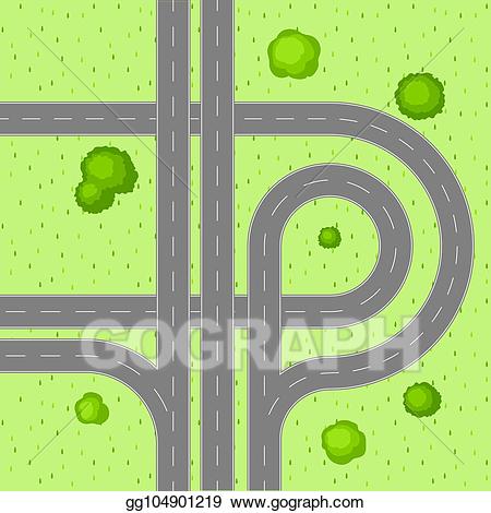 highway clipart road junction