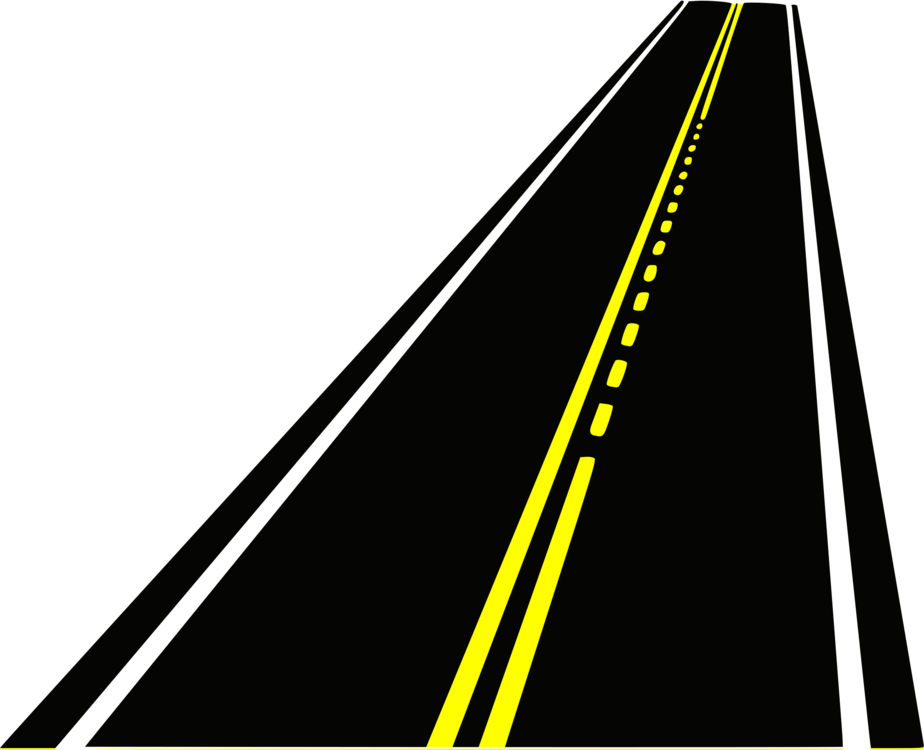 Angle fixed link yellow. Highway clipart road system