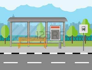 City road side view. Highway clipart roadside