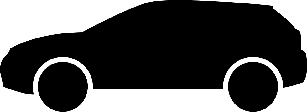 Highway clipart side view. Car in black svg