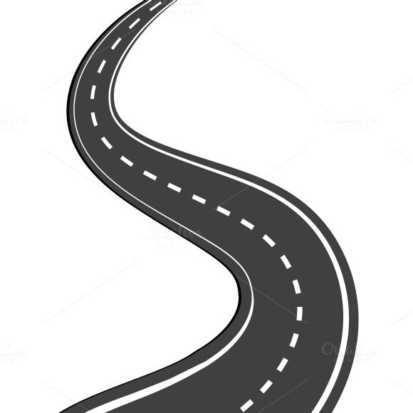highway clipart winding road