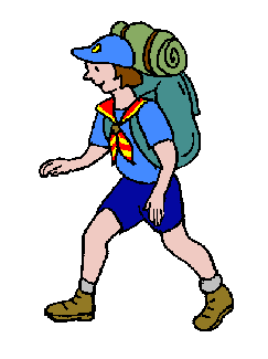 hiking clipart cartoon