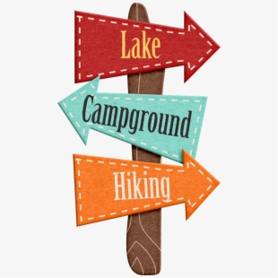 Hiker clipart adventure theme. Hiking camping sign 