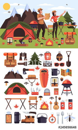 hiker clipart expedition