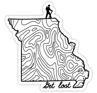 hiker clipart lost map