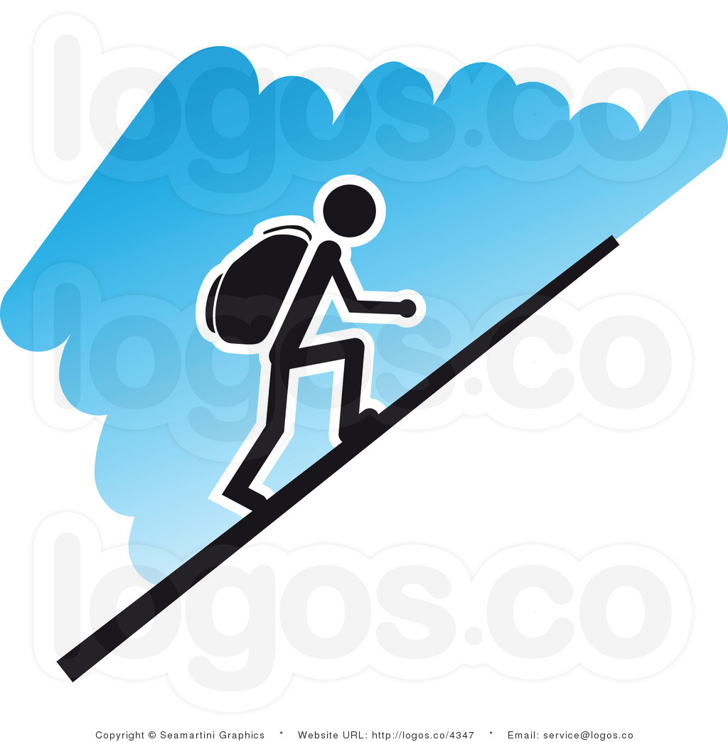 Hiker clipart mountain climber. Hiking free download best
