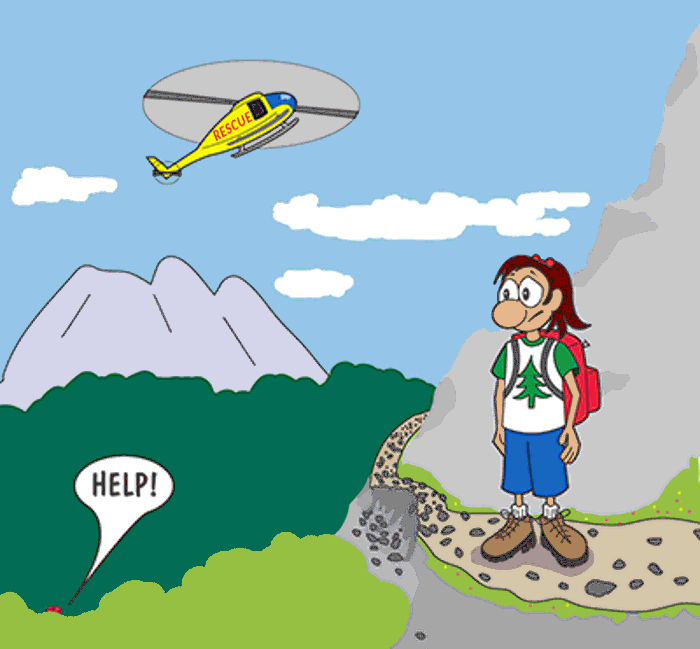 hiker clipart mountain rescue