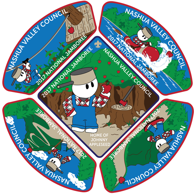 Hiker clipart scout leader.  national jamboree patches