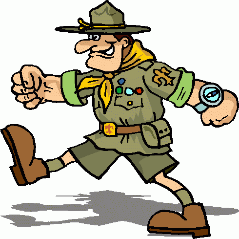 Hiker clipart scout leader. Cub hiking free download