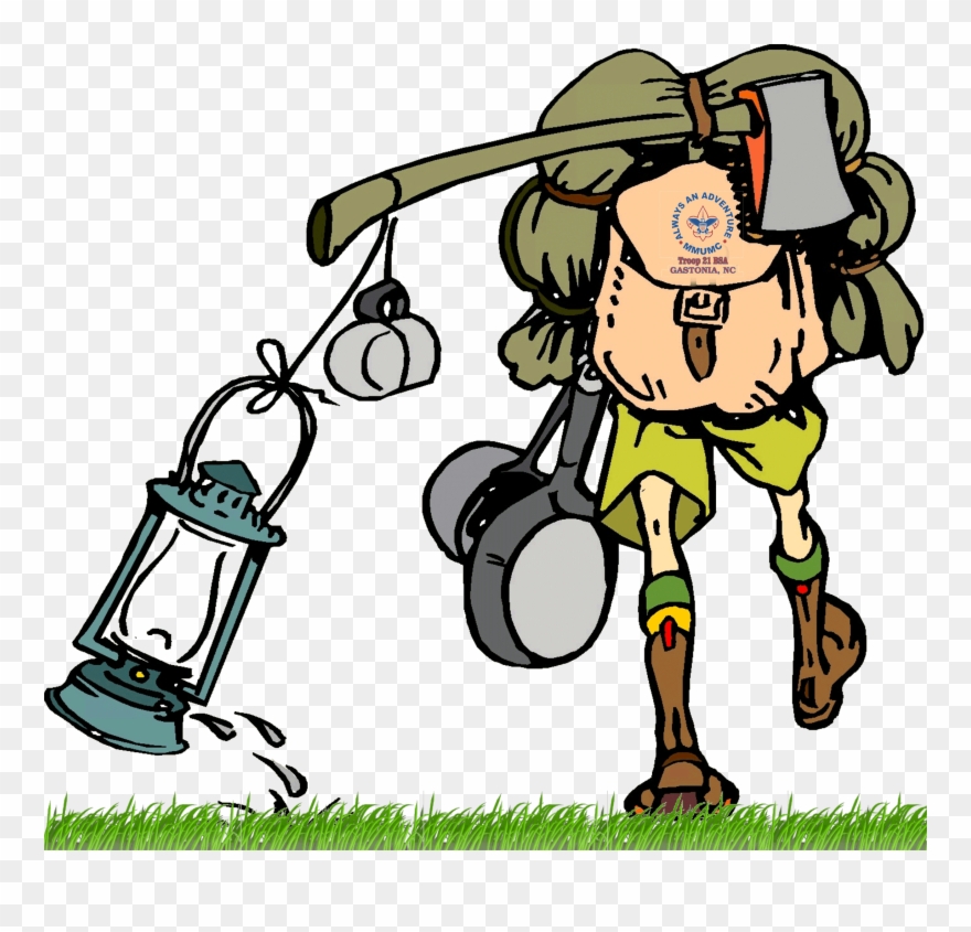 Hiker clipart scout leader. Hiking scoutmaster conference art