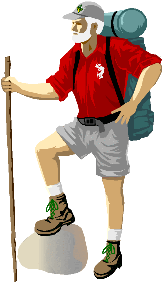 The s scouting clip. Hiker clipart scoutmaster