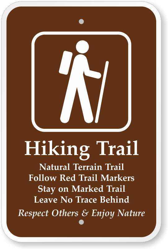 hiker clipart trail