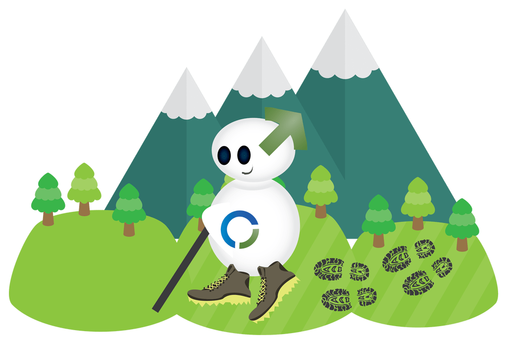 Brand mascot is a. Hiking clipart outside activity