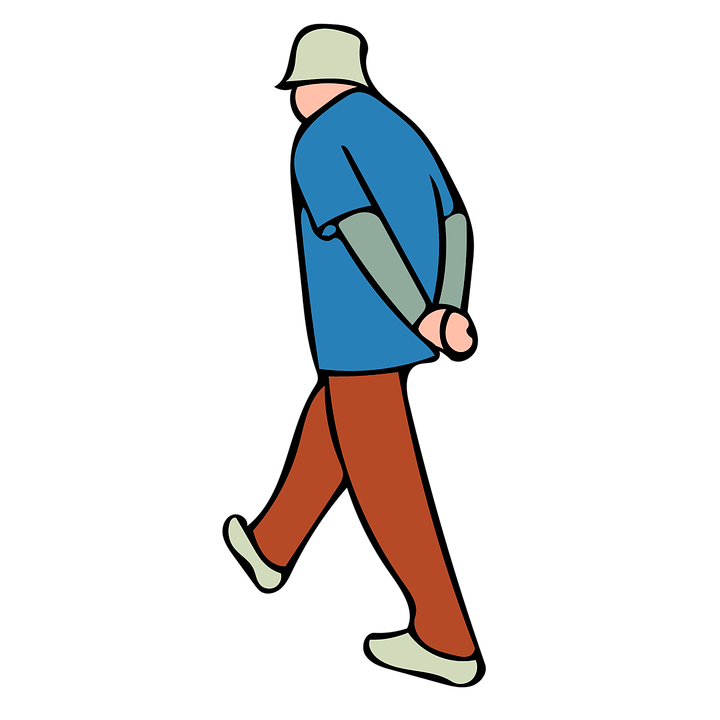 hiking clipart animated