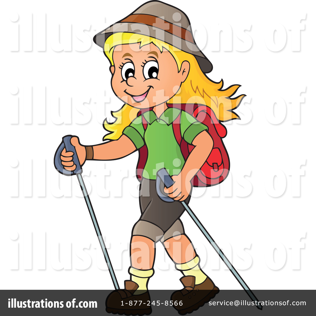 Hiking clipart female hiker, Hiking female hiker Transparent FREE for