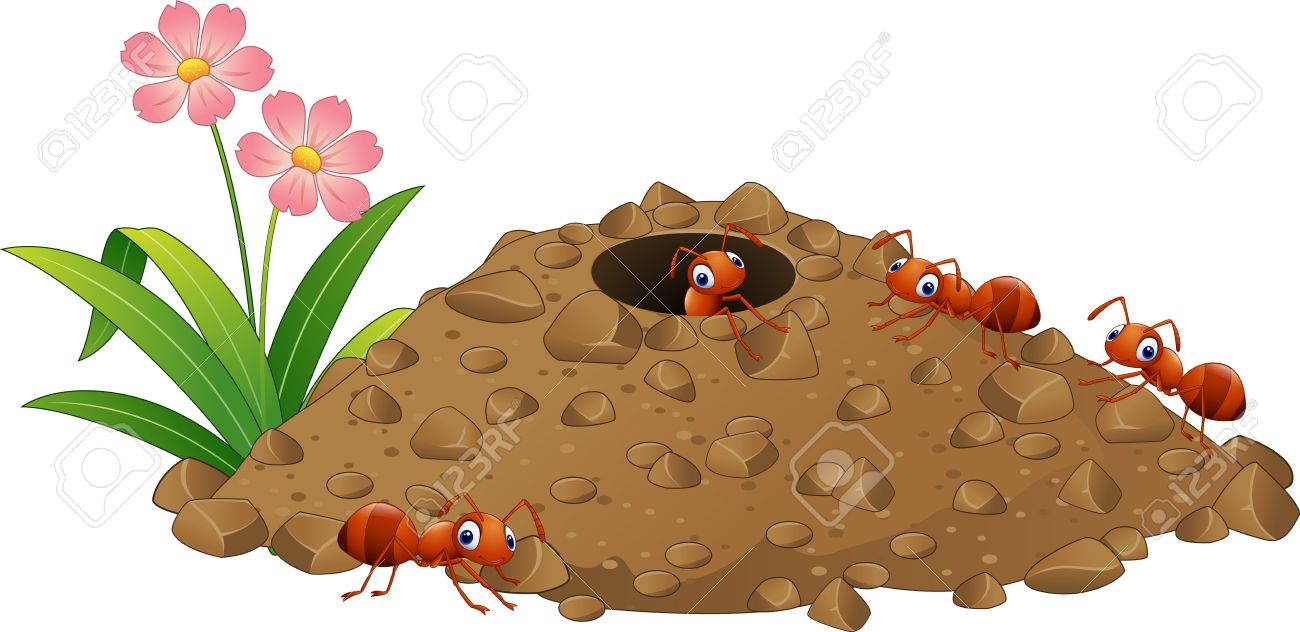 hill clipart ant pile