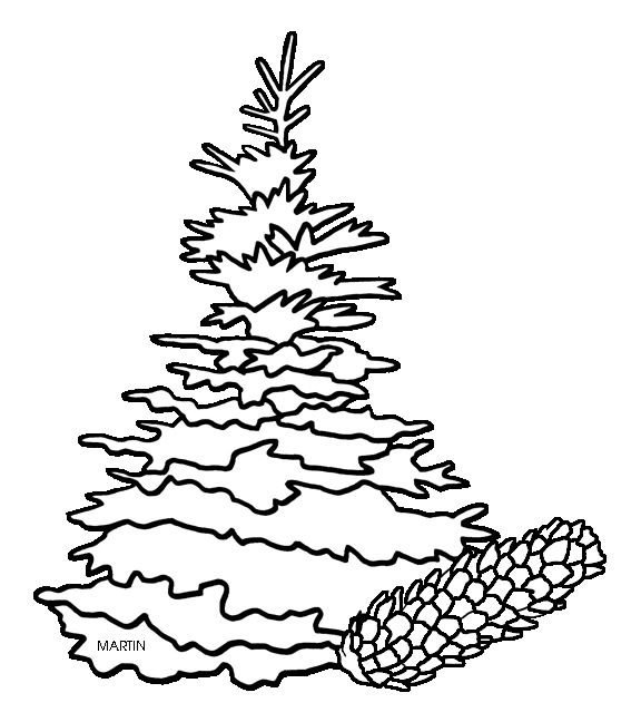 hill clipart black and white