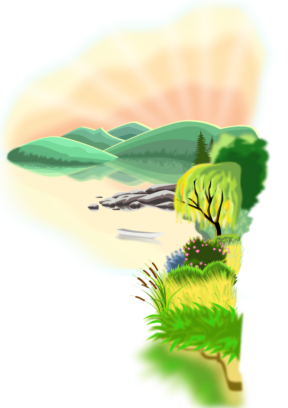Hill clipart early morning sunrise. Dawn group free freedownloadscom