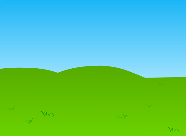 hill clipart grass plain