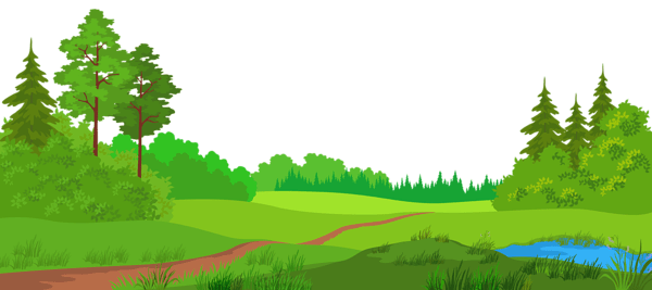 hill clipart grassy landscape