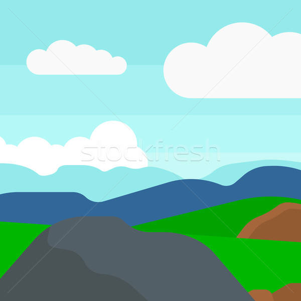 hill clipart hilly