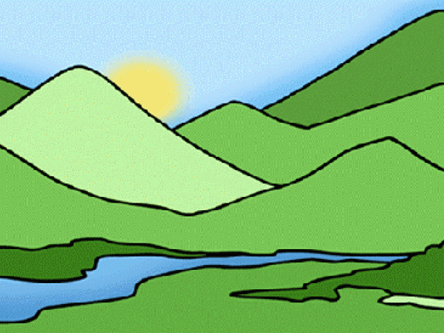hill clipart illustration