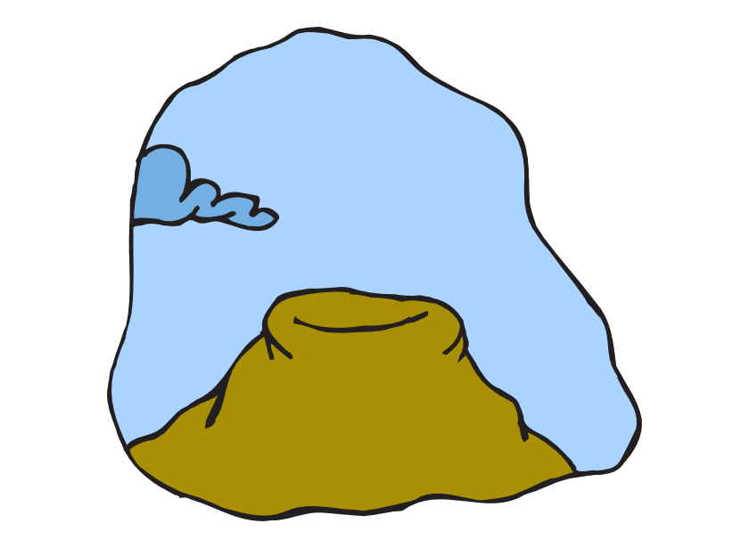 hill clipart mound