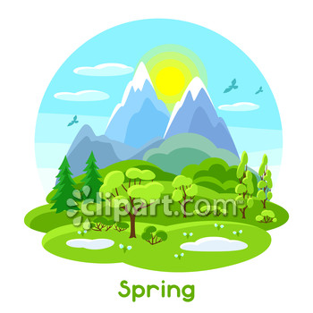 outdoors clipart hills