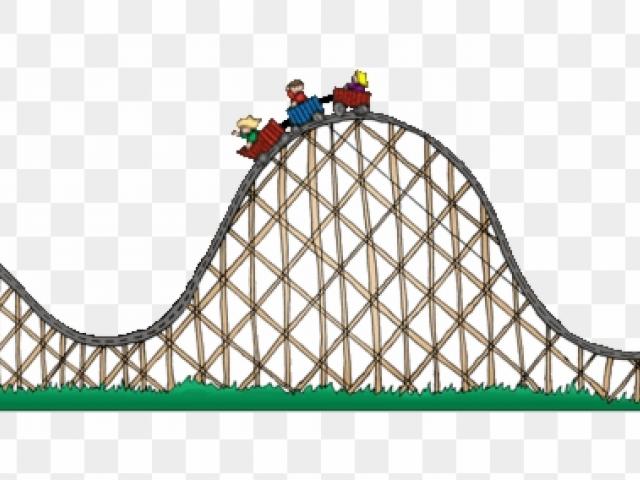 rollercoaster clipart hill