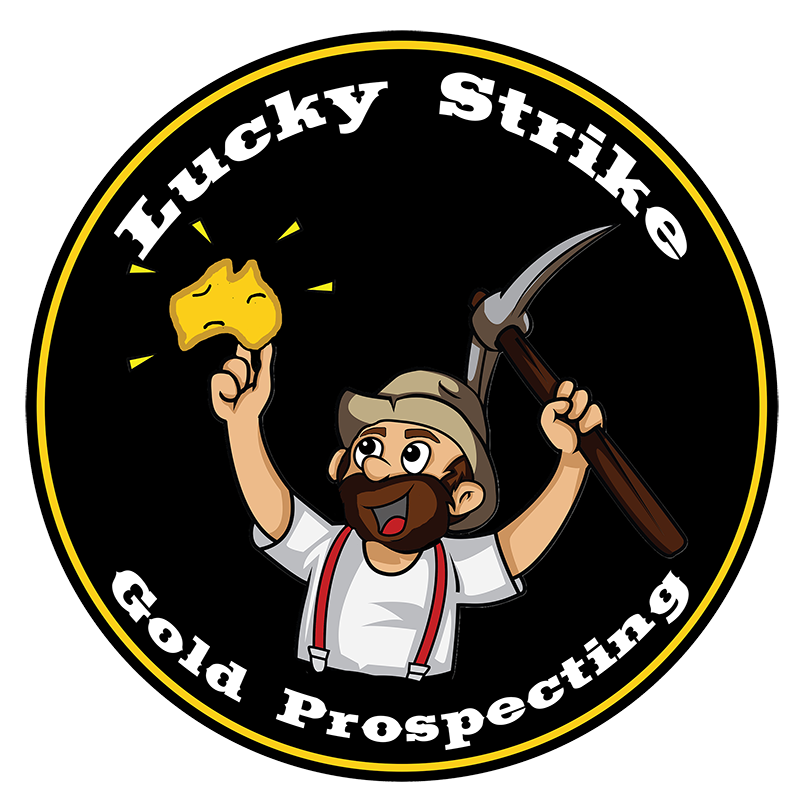 Prospecting supplies and detector. Mining clipart gold panning