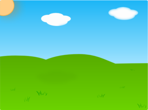 hill clipart vally