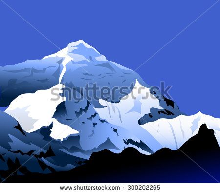 Stock vectors vector clip. Hills clipart himalayan mountains