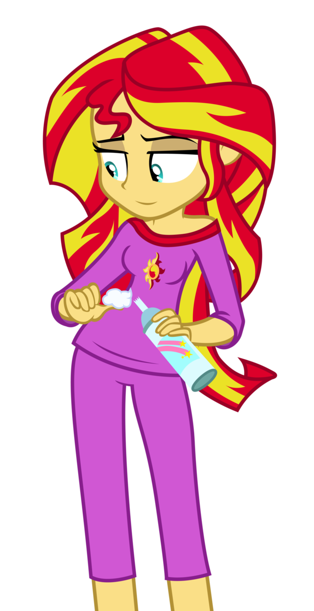 Whip clipart comic. Sunset shimmer and whipped