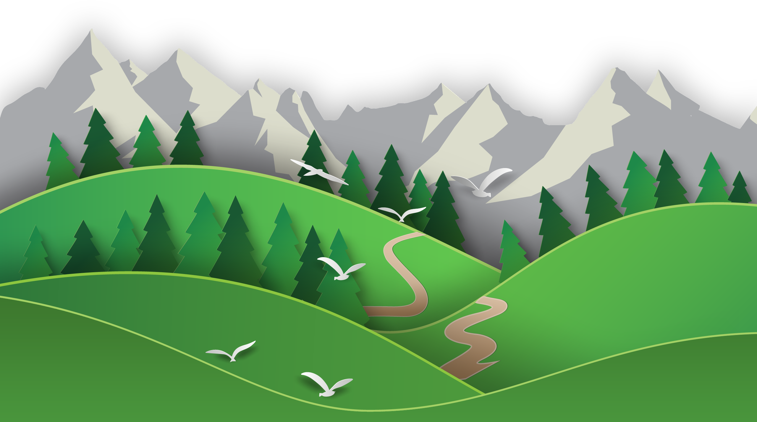 hills clipart story mountain