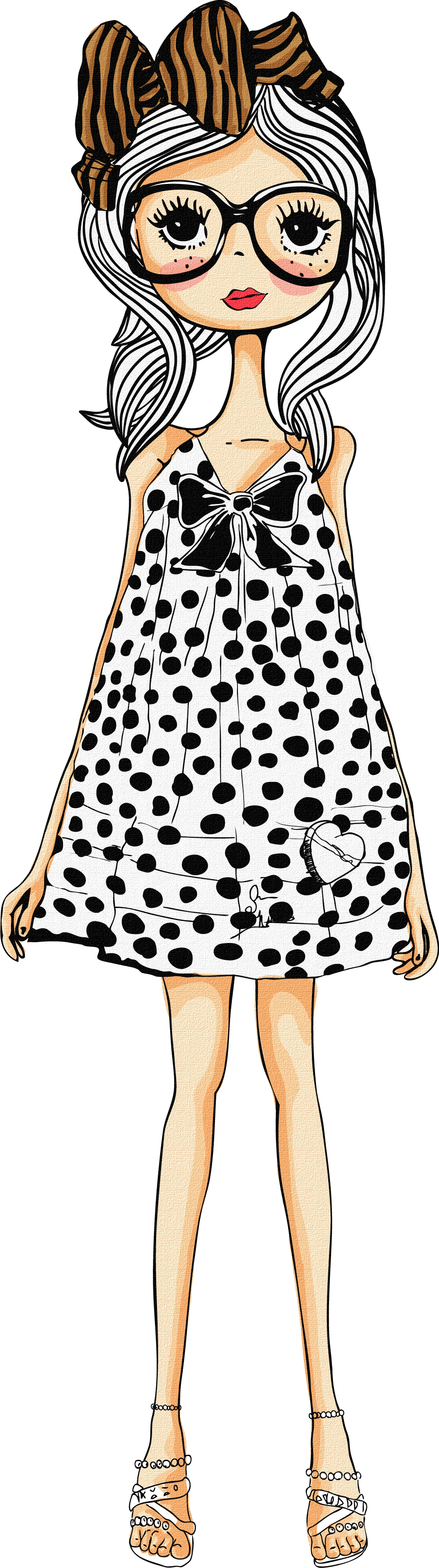 Hippie clipart 80's fashion. Doll png by julii