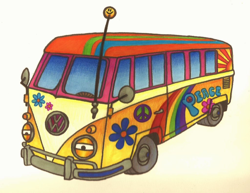 hippie clipart animated