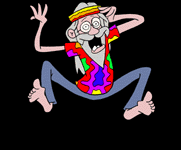 hippie clipart animated