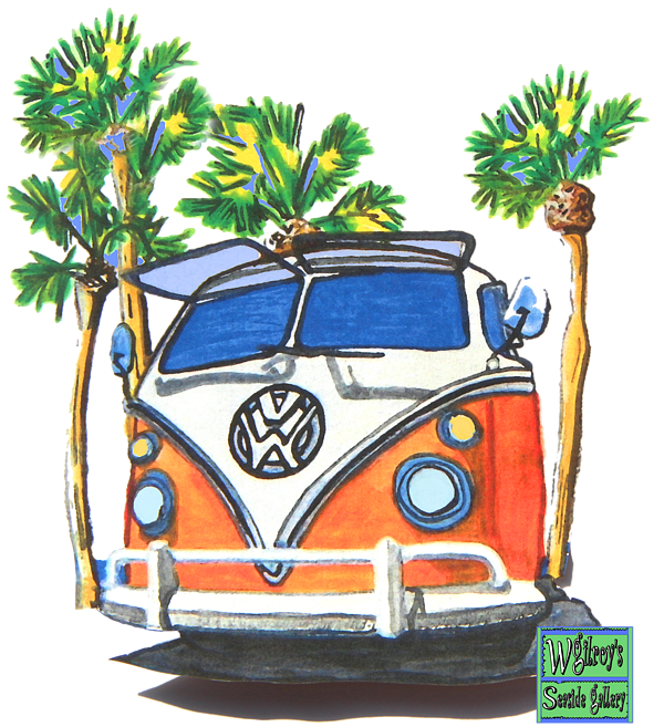 hippie clipart campervan